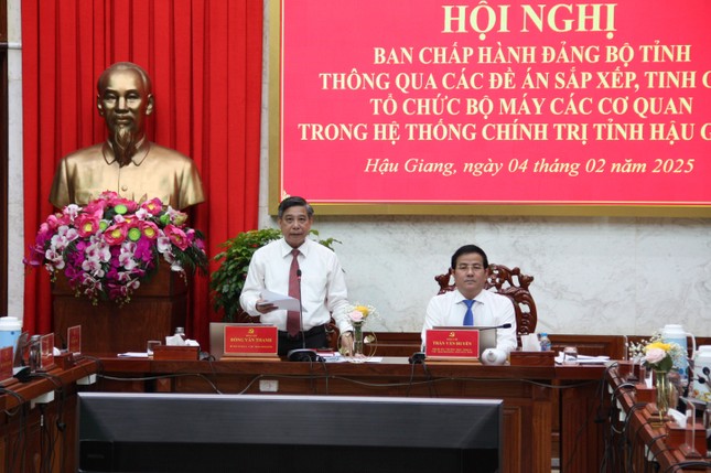Các cơ quan Đảng sau sắp xếp của Hậu Giang hoạt động từ ngày 18/2 ảnh 1