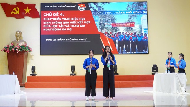 Học sinh Đồng Tháp thi hùng biện ‘tự hào vững tin theo Đảng’ ảnh 1