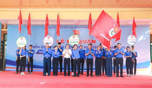 Thanh Hóa, Bình Định sôi nổi ra quân chiến dịch thanh niên tình nguyện hè năm 2025 ảnh 1