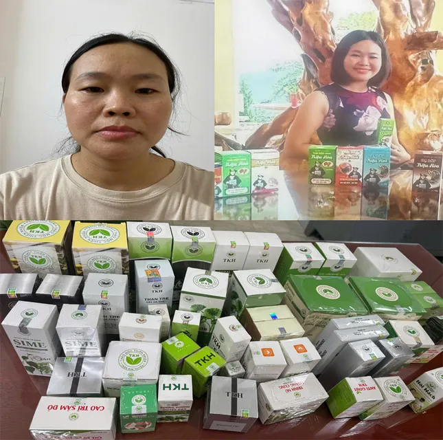 Khởi tố nữ giám đốc tổ chức sản xuất, buôn bán thực phẩm chức năng giả ảnh 1