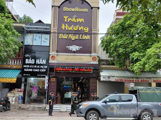 Công an Thanh Hóa khám xét nơi ở, điểm kinh doanh của trùm giang hồ Vi &apos;ngộ&apos; ảnh 1