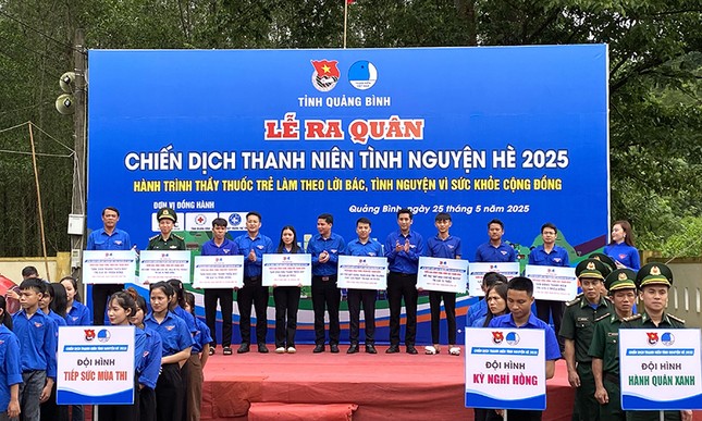 Tuổi trẻ Điện Biên, Quảng Bình khí thế bước vào Chiến dịch Thanh niên tình nguyện hè 2025 ảnh 13