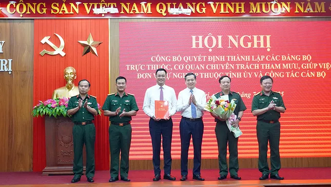 Thành lập, bổ nhiệm lãnh đạo các Đảng bộ, cơ quan chuyên trách, đơn vị trực thuộc Tỉnh ủy Quảng Trị ảnh 3