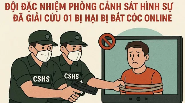 Cảnh sát đặc nhiệm giải cứu thanh niên bị ‘bắt cóc online’ ảnh 1
