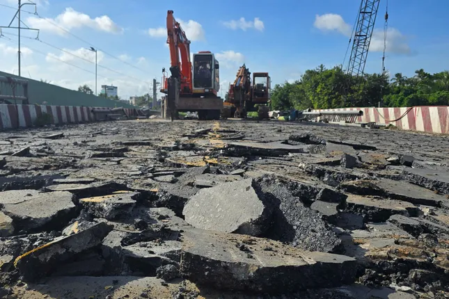 Tháo dỡ cầu Ô Môn trên Quốc lộ 91, phương tiện lưu thông ra sao? ảnh 5