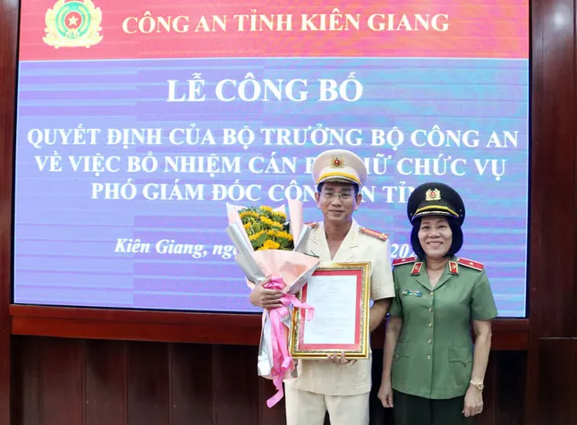 Thượng tá Trần Văn Cung được bổ nhiệm Phó Giám đốc Công an tỉnh Kiên Giang ảnh 1