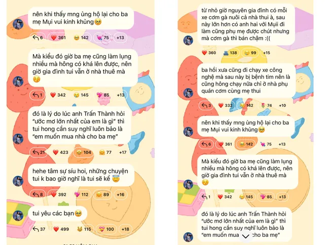 Tâm sự của Muộii (Em Xinh) viral: Thi hát để xây nhà cho ba mẹ, lớn lên nhờ “xe cơm gà” ảnh 2