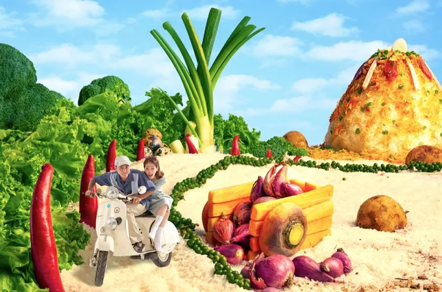 Đạt G và Du Uyên thực hiện bộ ảnh lạ mắt quảng bá các món xôi Việt Nam ảnh 5