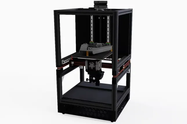 Robot 3D từ một khối lộn ngược và có thể bước ra khỏi máy in ảnh 2