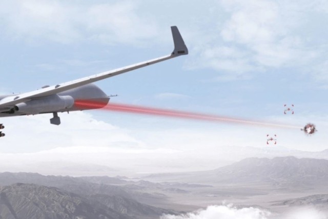 Máy bay trinh sát không người lái hàng đầu của Mỹ tích hợp vũ khí laser ảnh 1