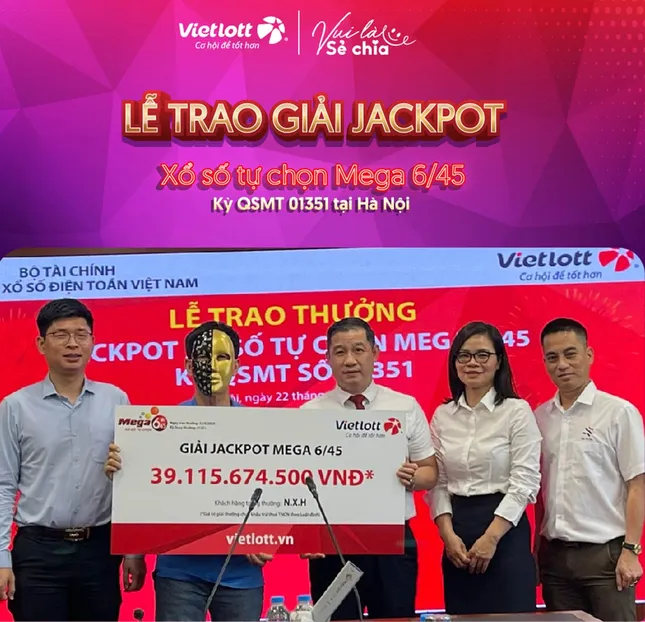 Cụ ông ở Hà Nội trúng độc đắc Vietlott hơn 39 tỷ đồng ảnh 1