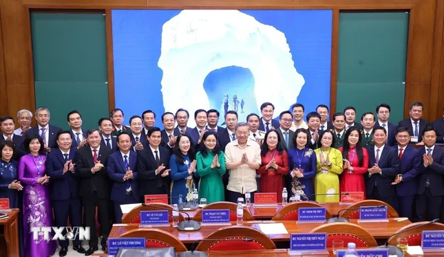 Tổng Bí thư trao đổi với lớp Bồi dưỡng cán bộ quy hoạch Ủy viên Trung ương Đảng khóa XIV ảnh 5