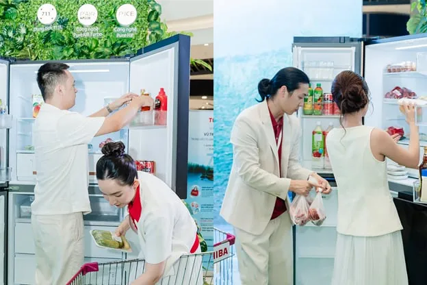Toshiba thu hút gia đình Việt trải nghiệm tủ lạnh NaturePURE 711L mới tại AEON Mall ảnh 2