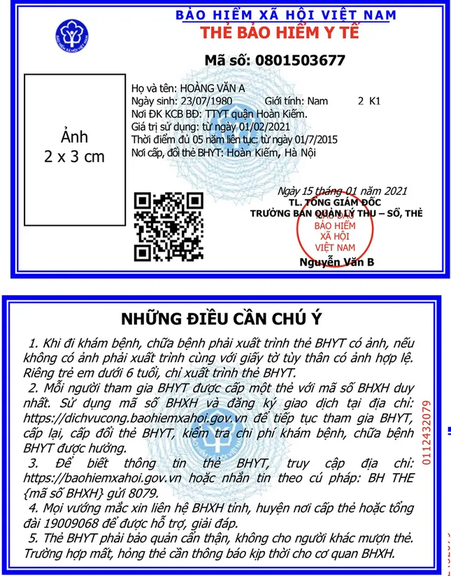 BHXH Việt Nam thay mẫu thẻ BHYT mới từ 1/4 năm sau ảnh 1