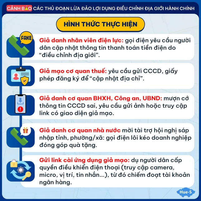 Cảnh báo thủ đoạn lừa đảo mới lợi dụng việc điều chỉnh địa giới hành chính ảnh 1