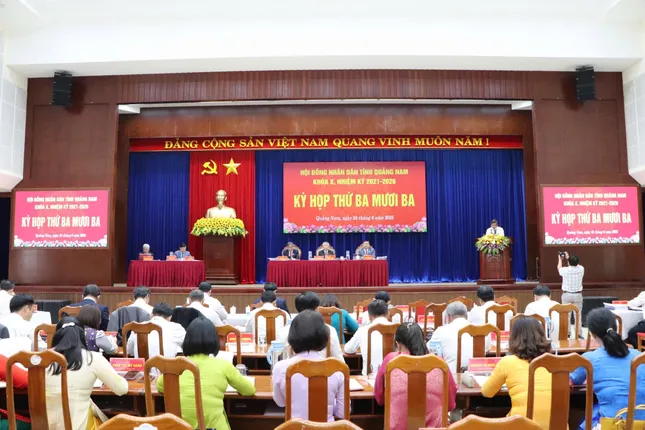 Kỳ họp cuối cùng của HĐND tỉnh Quảng Nam trước khi sáp nhập với Đà Nẵng ảnh 2