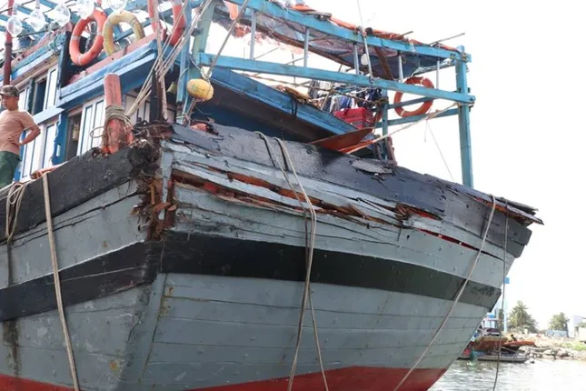 Tàu cá Quảng Nam vô cớ bị tấn công ở Hoàng Sa ảnh 2