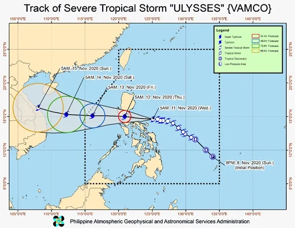 Bão VAMCO mạnh lên khiến Philippines lại phải sơ tán dân, dự báo vào Việt Nam ngày 15/11 ảnh 3
