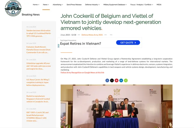 Năng lực công nghệ Viettel dưới lăng kính Tạp chí quân sự Army Recognition ảnh 1
