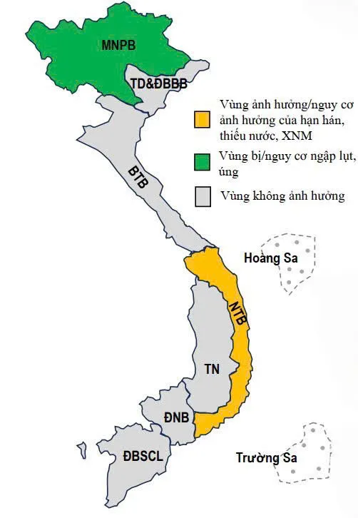 Miền núi phía Bắc ngập úng diện rộng, Trung Bộ nguy cơ hạn hán ảnh 1
