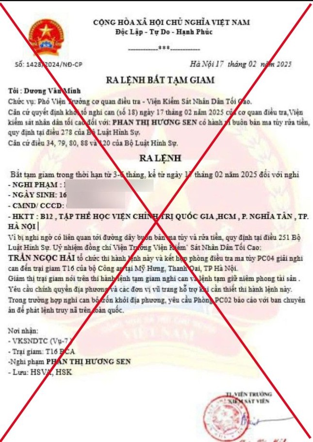 Giả danh công an, viện kiểm sát gặp trực tiếp nạn nhân để lấy hơn 1 tỷ đồng và 5,2 cây vàng ảnh 2