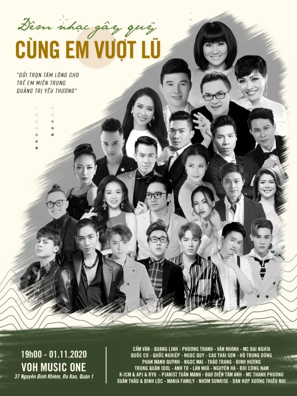 Hàng loạt nghệ sĩ tên tuổi sẽ biểu diễn không nhận cát-xê trong đêm nhạc “Cùng Em Vượt Lũ“ ảnh 2