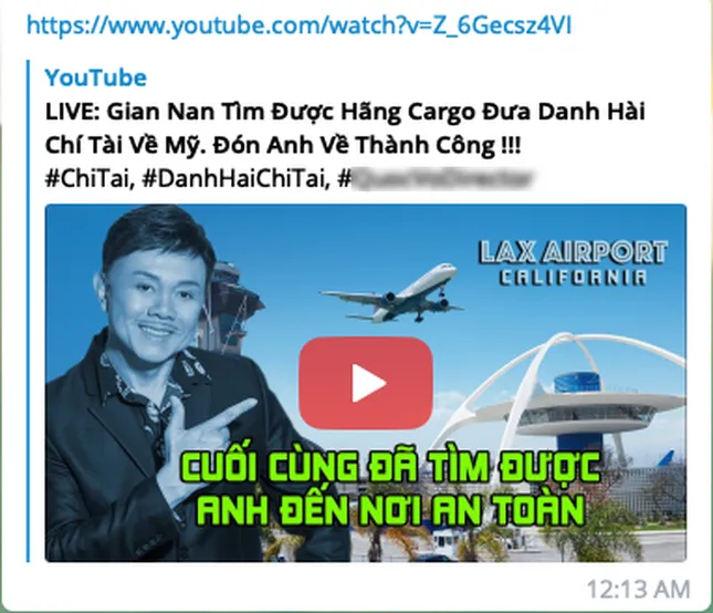 Phẫn nộ trước kẻ mạo danh người nhà, công khai thông tin cố nghệ sĩ Chí Tài lên YouTube ảnh 2