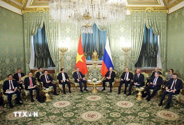 Tổng Bí thư Tô Lâm hội đàm với Tổng thống Nga Vladimir Putin ảnh 2