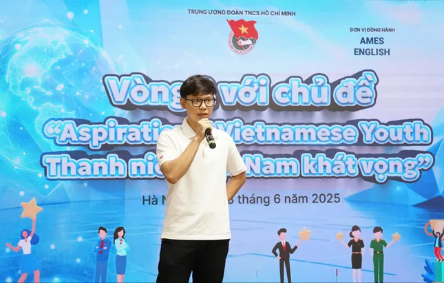 Cán bộ trẻ thi thuyết trình tiếng Anh về tương lai cho thế hệ vươn mình ảnh 1