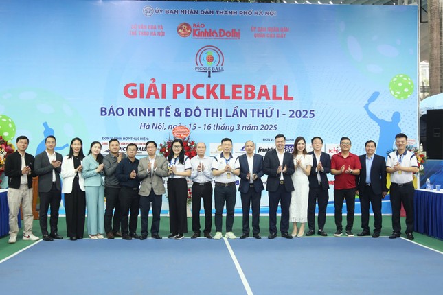 Khai mạc giải Pickleball Báo Kinh tế & Đô thị lần thứ I - 2025 ảnh 1