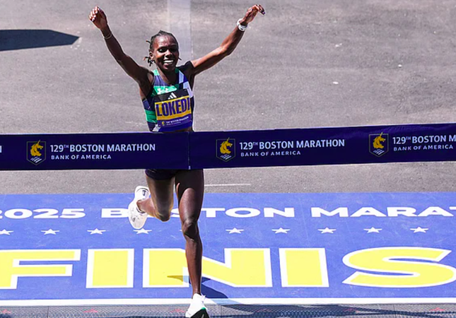 VĐV Kenya thống trị đường đua Boston Marathon 2025 ảnh 2