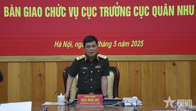 Bàn giao chức vụ Cục trưởng Cục Quân nhu, Tổng cục Hậu cần - Kỹ thuật ảnh 1