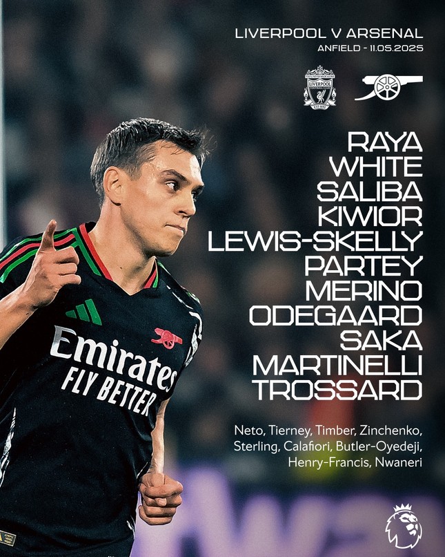 Liverpool và Arsenal bất phân thắng bại ảnh 35