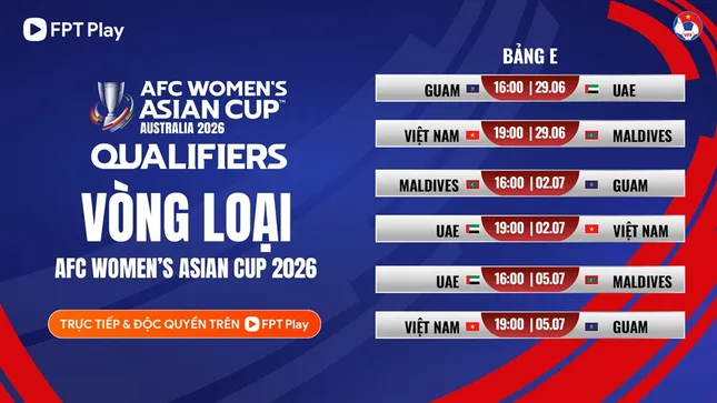 Lịch thi đấu mới nhất của đội tuyển nữ Việt Nam tại vòng loại Asian Cup 2026 ảnh 2