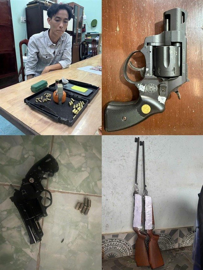 Khởi tố 32 đối tượng hoạt động tín dụng đen, mua bán vũ khí, ma tuý và đánh bạc ảnh 1