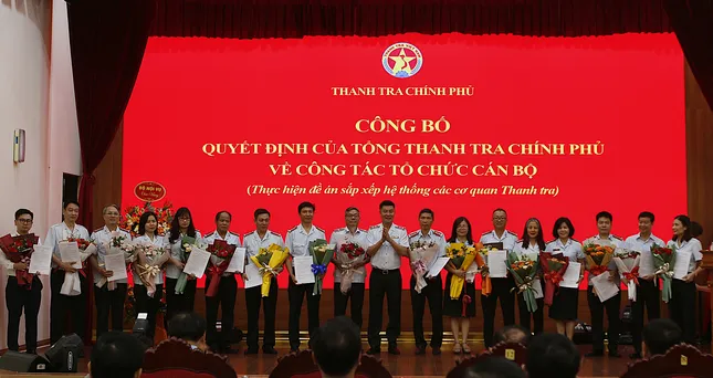 Thanh tra Chính phủ công bố quyết định bổ nhiệm cán bộ theo đề án mới ảnh 2