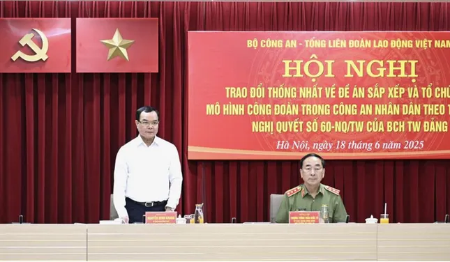 Đề xuất tổ chức hai cấp công đoàn trong Công an nhân dân ảnh 2