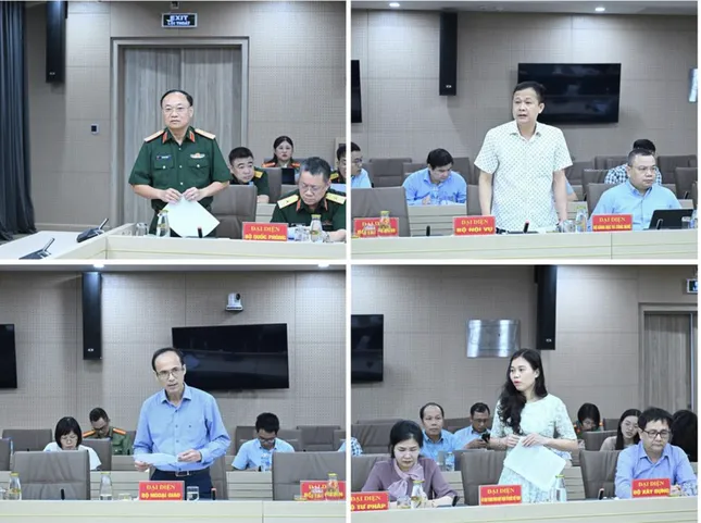 Bộ Công an họp Tổ biên tập dự án Luật sửa đổi, bổ sung 10 luật liên quan tổ chức bộ máy, an ninh, trật tự ảnh 2