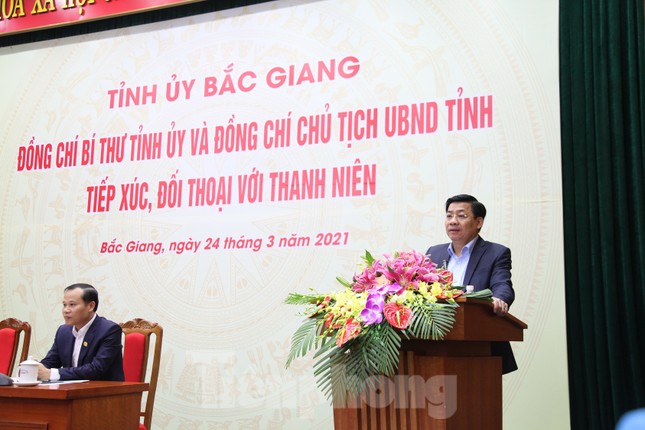 Bí thư Bắc Giang đối thoại với thanh niên về khởi nghiệp ảnh 2