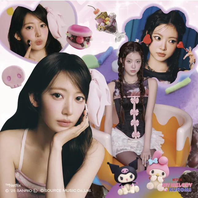 My Melody và Kuromi “debut” trên Netflix, Le Sserafim góp giọng nhạc phim ảnh 3