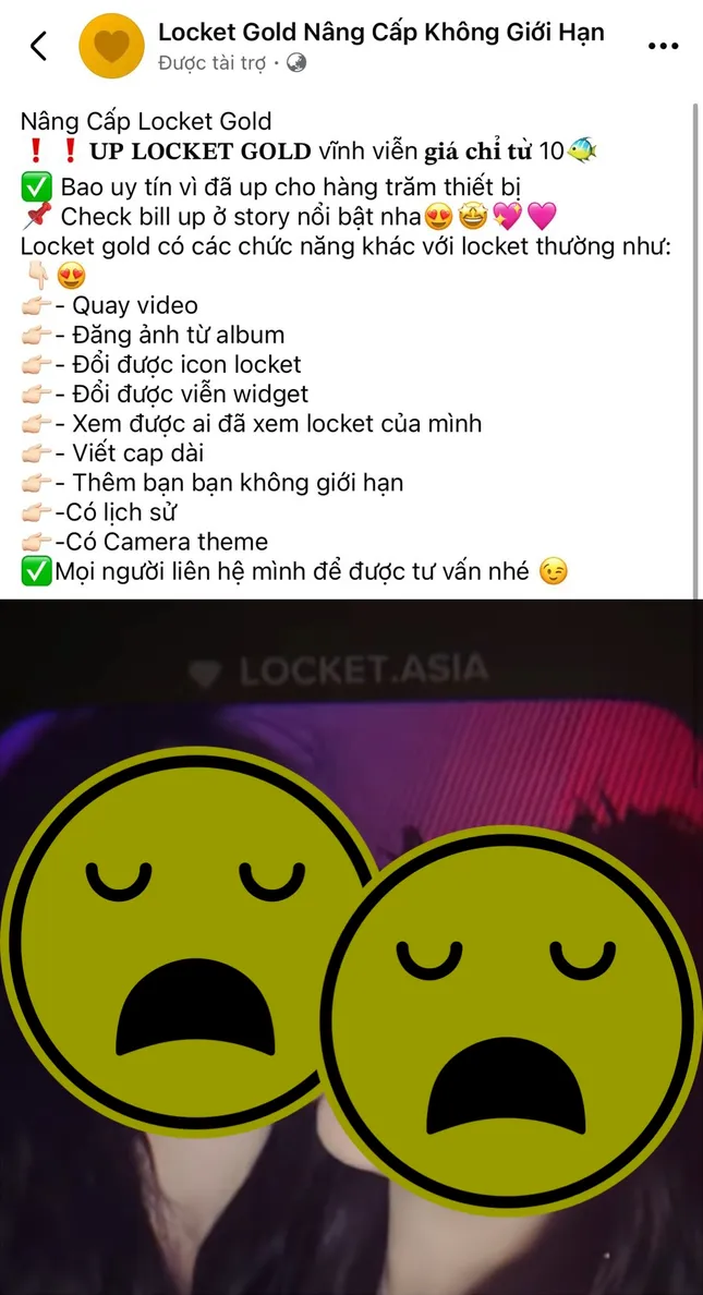 Cảnh báo bẫy "Locket Gold giá rẻ": iPhone bị vô hiệu hóa, kẻ gian đòi tiền chuộc ảnh 1