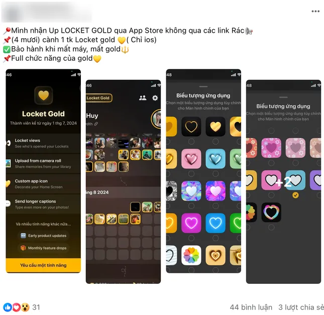 Cảnh báo bẫy "Locket Gold giá rẻ": iPhone bị vô hiệu hóa, kẻ gian đòi tiền chuộc ảnh 2