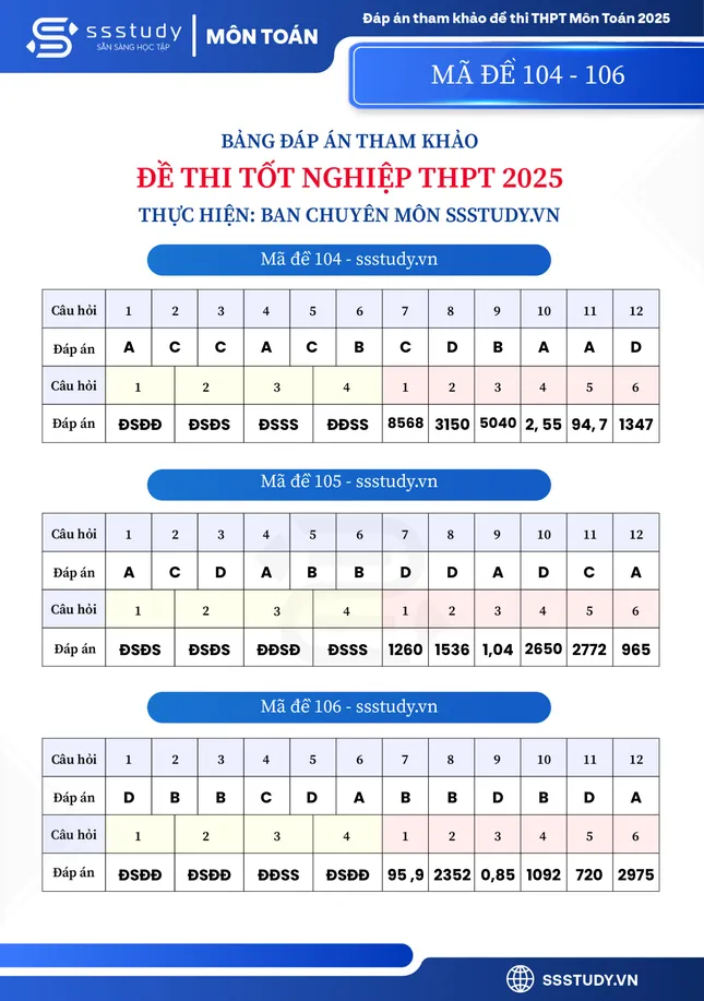 Đáp án tham khảo 2 môn Ngữ văn và Toán thi tốt nghiệp THPT 2025 ảnh 2