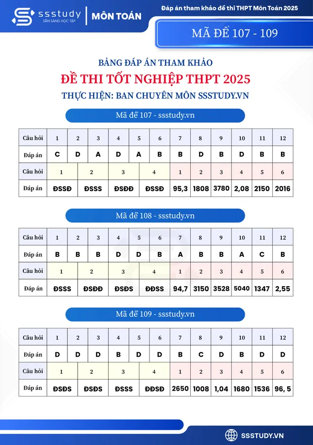 Đáp án tham khảo 2 môn Ngữ văn và Toán thi tốt nghiệp THPT 2025 ảnh 3