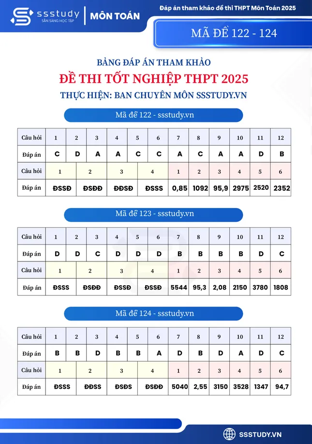 Đáp án tham khảo 2 môn Ngữ văn và Toán thi tốt nghiệp THPT 2025 ảnh 8