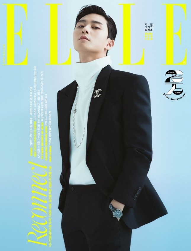 Park Seo Joon khác lạ trên bìa ELLE Hàn sau khi trở thành đại sứ của Chanel Beauty ảnh 3