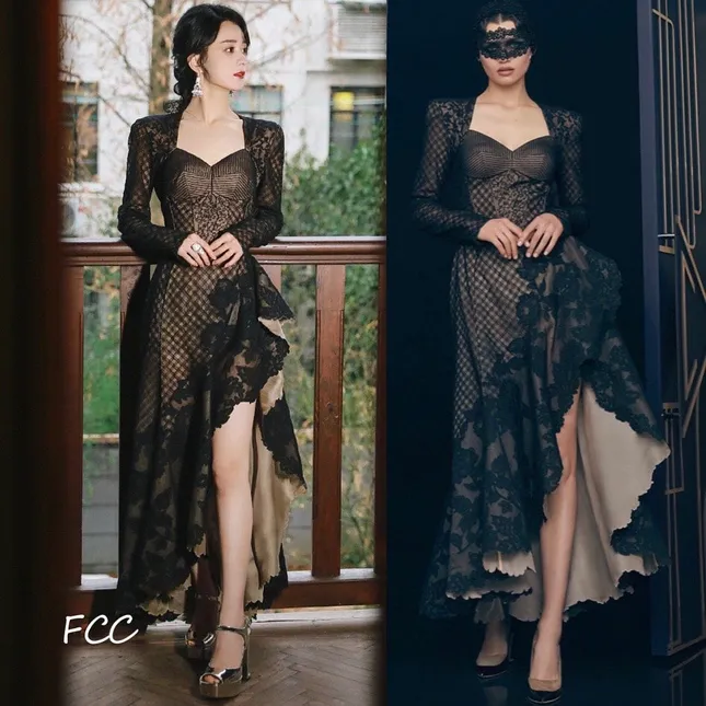 Netizen bất ngờ với những màn chỉnh sửa váy cực khéo léo từ dàn sao nữ trong Đêm hội Weibo ảnh 3