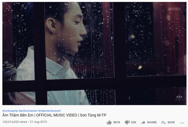 MV “Âm Thầm Bên Em” (Sơn Tùng M-TP) đạt 100 triệu view sau gần 5 năm ra mắt ảnh 1