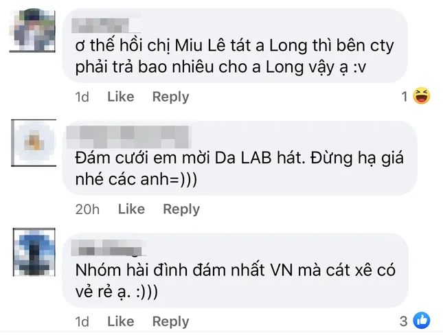 Da LAB tung bảng giá đi diễn nhưng chẳng ai vào hỏi, chỉ toàn bình luận “lầy lội” của fan ảnh 3