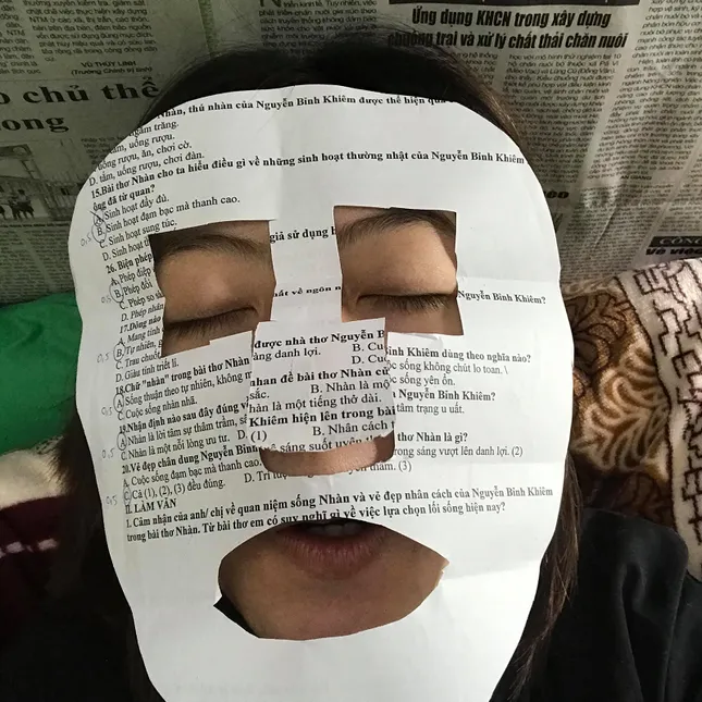 “Skincare” theo cách của học trò mùa thi: Vừa được “chăm sóc da”, vừa tha hồ ôn bài ảnh 1
